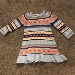 2T Fox Sweater Dress